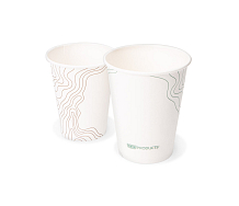 Obrázok Kompostovateľné papierové poháre na kávu