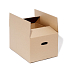 Obrázok Složena kartonová krabice na stěhování