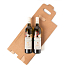 Obrázok Krabice na víno, hnědé, na 2 lahve