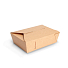 Obrázok Papírová krabička na jídlo hnědá, kraft